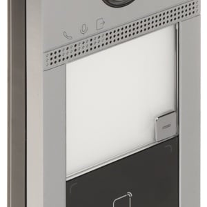 Post de exterior videointerfon IP Hikvision 1 x buton de apelare( pentru o singura familie- permite apelarea a mai multor monitoare de interior); camera video 2MP DS-KV8113-WME1(B) - Img 3