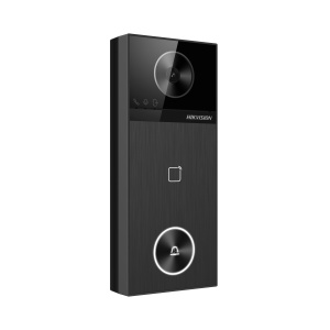 Post videointerfon exterior IP Hikvision DS-KV6114-WBE1, 4MP, unghi vizual 150°, control 2 incuietori, deblocare card/Bluetooth/Hik-Connect, inregistrare video, PoE IEEE802.3at, microfon si difuzor integrate - Img 3