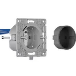 Priza smart incorporabila AJAX Outlet type F Jeweller, priza tip F Schuko wireless, control prin aplicatie si scenarii, monitorizare tensiune, curent si temperatura, pana la 3 kW, LED backlight, range - Img 2