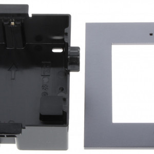Rama montaj ingropat cu 1 modul HikVision DS-KD-ACF1(Plastic) pentru post exterior modular, panou din aluminiu si doza plastic, temperatura operare -40 grade C, include accesorii fixare, compatibila seria DS-KD8 - Img 4