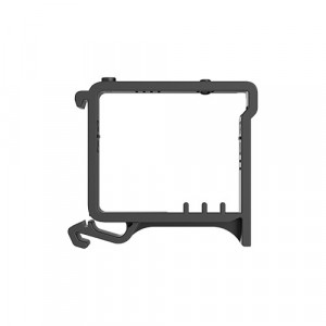 Suport fixare Ajax DIN Holder pentru relee Relay si WallSwitch, montaj pe sina DIN 35mm, material policarbonat rezistent, design compact, culoare negru, set stickere inclus, temperatura operare -25C pana la +60C - Img 2