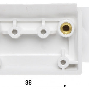 Suport orientabil Paradox SB85 pentru detectoare de exterior DG85 si PMD85, montaj 3 in 1 pe perete, tavan sau colt, constructie robusta rezistenta la intemperii