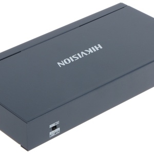Switch PoE 8 Porturi HikVision DS-3E0310P-E/M, 10/100 Mbps, 2 porturi Gigabit Uplink, transmisie Long Range pana la 300m, putere totala 60W, protectie supratensiune 6KV, carcasa metalica, design fara ventilator - Img 4