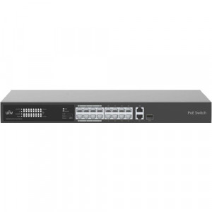 Switch UNV 16 porturi PoE 1 port Gigaethernet 1 port Combo NSW2020-16T1GT1GC-POE-IN