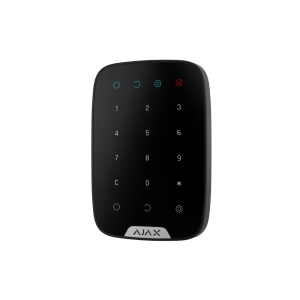 Tastatura control wireless Ajax KeyPad Jeweller, comunicare bidirectionala, raza semnal 1700m, protectie anti-sabotaj si criptare, coduri de acces personalizate, functie panica, culoare negru, design slim - Img 3