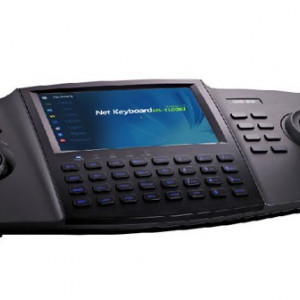 Tastatura de retea Hikvision DS-1100KI, joystick 4 axe, ecran tactil pentru previzualizare real-time, control PTZ si Video Wall, suporta pana la 4000 de dispozitive, compatibila ONVIF si SDK, gestionare avansata pentru 32 utilizatori - Img 2