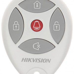 Telecomanda wireless HikVision DS-PKFE-5 (868MHz), comunicare bidirectionala, raza actiune 300m, functii armare, dezarmare, armare partiala si panica, design ergonomic, confirmare stare prin LED - Img 3