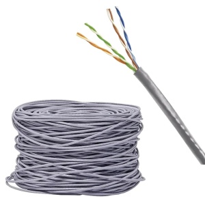 Cablu HikVision UTP cat5e 0.45mm, cupru integral, cutie 305 metri DS-1LN5E-EE - Img 3