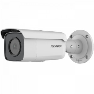 Camera IP Hikvision Bullet 6MP DS-2CD2T66G2-2I(2.8mm)(C) Pro Series, AcuSense (filtrare om/vehicul), DarkFighter pentru noapte, WDR 120dB, H.265+, IP67, lentila fixa, vizibilitate IR 80m, slot card micro-SD, alimentare PoE