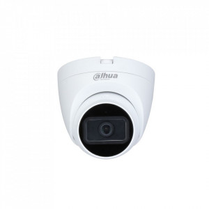 Camera supraveghere analogica Dahua eyeball 2MP DH-HAC-HDW1200TRQ(2.8mm), tehnologie Super Adapt, Smart IR 30m, lentila fixa 3.6mm, microfon incorporat, 4 in 1 CVI/CVBS/AHD/TVI, protectie IP50, Quick-to-install