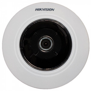 Camera supraveghere analogica Hikvision fisheye 5MP DS-2CC52H1T-FITS(1.1mm), unghi vizualizare 186 grade, moduri afisare panorama si PTZ, microfon incorporat, distanta IR 10-20m, utilizare interior, design compact si discret - Img 3
