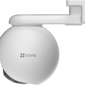 Camera supraveghere exterior EZVIZ 3MP CS-H8-R100-1H3WKFL Quad HD, functie Pan & Tilt 360 grade, detectie inteligenta persoane si vehicule prin AI, urmarire automata, vedere nocturna color, sirena si lumina stroboscopica, IP67 - Img 3
