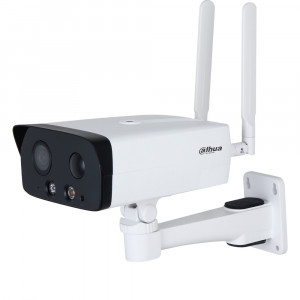 Camera supraveghere IP 4G Dahua bullet 4MP IPC-HFW3441DG-AS-4G-EAU-B-0280B(2.8mm) WizSense Full-color, IR 50m, Lumina Alba 30m, WDR 120dB, slot card 256GB, microfon si difuzor, senzor PIR, protectie IP67, eMMC 8GB