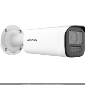 Camera supraveghere IP HikVision bullet 2 MP DS‑2CD1B23G2‑LIU(2.8mm) Smart Hybrid Light IR+alb, H.265+, detectie persoane/vehicule, microfon incorporat, suport microSD, ONVIF, imagini clare, IP67, 24/7