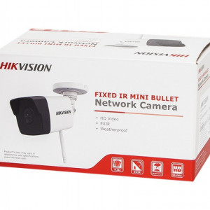 Camera supraveghere IP HikVision Bullet 2MP DS-2CV1021G0-IDW1(2.8mm), conexiune Wi-Fi, microfon incorporat, tehnologie Digital WDR, iluminare IR 30m, protectie IP66, slot card microSD pana la 128GB, compresie H.265+ - Img 3
