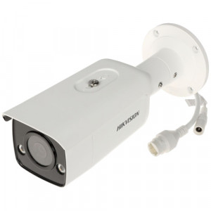 Camera supraveghere IP Hikvision Bullet 4MP DS-2CD2T43G2-L(2.8mm), tehnologie ColorVu imagini color 24/7, AcuSense clasificare om/vehicul, WDR 130dB, protectie IP67, compresie H.265+, slot card, lumina alba 60m - Img 2