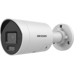 Camera supraveghere IP HikVision bullet 8MP DS-2CD2083G2-LI2U(2.8mm), Smart Hybrid Light, AcuSense, WDR 120dB, H.265+, microfon dual incorporat pentru audio de inalta calitate, protectie IP67, analiza Deep Learning