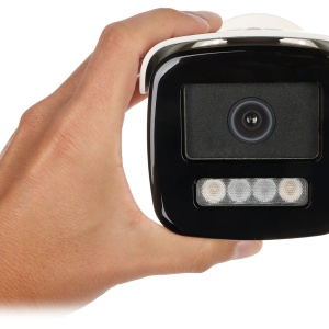Camera supraveghere IP HikVision Bullet 8MP DS-2CD2T87G2H-LISU/SL(2.8mm), ColorVu, Smart Hybrid Light, Live Guard (alarma audio si stroboscop), AcuSense, audio bidirectional, 130 dB WDR, protectie IP67, slot card 512GB, imagine color 24/7, 4K - Img 3