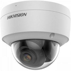 Camera supraveghere IP HikVision dome 4MP DS-2CD2147G2-SU(2.8mm) ColorVu, WDR 130dB, H.265+, microfon integrat, clasificare persoane/vehicule, lumina alba 30m, slot card SD, protectie IP67 si antivandal IK10