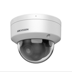 Camera supraveghere IP HikVision dome 8 MP DS‑2CD2186G2H‑ISU(2.8mm) Darkfighter low‑light, H.265+, true WDR 130 dB, AcuSense clasificare oameni/vehicule, microfon incorporat, IP67/IK10, ONVIF, microSD