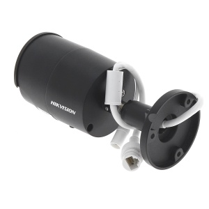 Camera supraveghere IP HikVision mini bullet 4MP DS-2CD2046G2-IU(2.8mm)(C)(Black), tehnologie DarkFighter, WDR 120dB, H.265+, microfon incorporat, protectie IP67, finisaj negru, analiza Deep Learning, clasificare om/vehicul - Img 3
