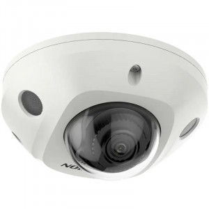 Camera supraveghere IP Hikvision Mini Dome 4MP DS-2CD2546G2-IWS(2.8mm)(C), Wi-Fi, tehnologie DarkFighter, AcuSense, microfon incorporat, interfata alarma, WDR 120dB, protectie IP67 si IK08, compresie H.265+, slot card