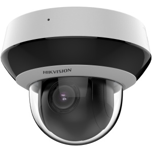 Camera supraveghere IP HikVision PTZ 4MP DS-2DE2A404IWG1-E/W, Wi-Fi, zoom optic 4x, tehnologie AcuSense si DarkFighter, microfon si difuzor incorporat, IR 20m, protectie intemperii IP66, rezistenta vandalism IK10