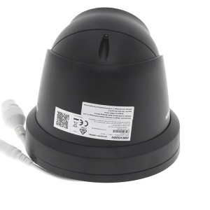 Camera supraveghere IP HikVision Turret 4MP DS-2CD2346G2-ISU/SL(2.8mm) Black, AcuSense, Live Guard, alarma audio-vizuala, DarkFighter, WDR 120dB, audio bidirectional, IP67, slot card SD, carcasa metalica neagra - Img 4