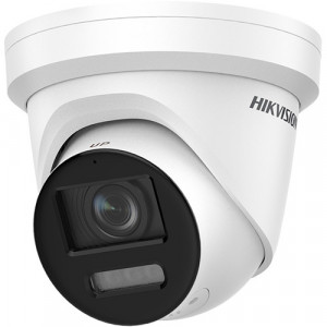 Camera supraveghere IP HikVision Turret 8MP DS-2CD2387G2-LSU/SL(2.8mm)(C), Tehnologie ColorVu 24/7, Alarma luminoasa Strobe Light si Audio, AcuSense Deep Learning, WDR real 130dB, Audio bidirectional, Protectie IP67, Rezolutie 4K - Img 1
