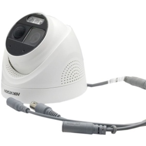 Camera supraveghere Turbo HD HikVision Turret 2MP DS-2CE72DF3T-PIRXOS(2.8mm), ColorVu, imagini color 24/7, senzor PIR, lumina stroboscopica si sirena, WDR 130dB, microfon si difuzor, audio prin coaxial, IP67 - Img 5