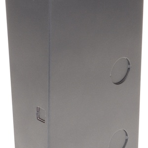 Carcasa interfon HikVision pentru 2 module DS-KABD8003-RS2/S, material otel inoxidabil, montaj aparent, compatibil cu post exterior modular DS-KD8003-IME1/IME2, design ergonomic, accesoriu interfonie profesionala - Img 3