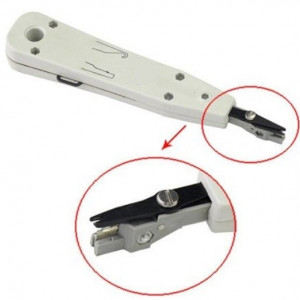 Cleste pentru sertizat cabluri de retea Krone ISDN-0018, instrument pentru inserat fire in prize si patchpanel, compatibilitate universala retele voce-date, design ergonomic, utilizare profesionala si rezistenta - Img 2