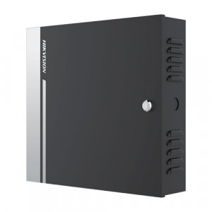 Controller acces Hikvision 4 usi DS-K2814, control unidirectional, functie Anti-passback si Interlock, interfata Wiegand si RS-485, suporta cititoare card terte, backup baterie, stocare date offline, montaj pe sina DIN - Img 2