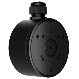 Cutie de jonctiuni AJAX JunctionBox (118×59) Black, IP66, pentru camere bullet/dome/turret, aluminiu ADC12, protecție cabluri, etansare dubla, terminal impamantare, kit montaj inclus, dimensiuni 152x117x59mm (Copy 1)