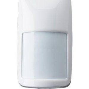 Detector cablat Dual Tec Honeywell DT8016F4, PIR + MW Grade 2 Class II, detectie 16x22 m, rezistori EOL pentru alarma si tamper, imunitate RFI 20 V/m, compensare temperatura, filtru lumina fluorescenta, alimentare 9‑15 VDC, tamper carcasa si perete