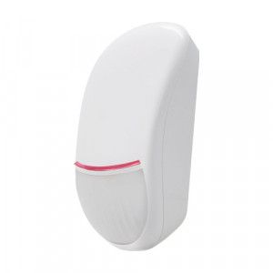 Detector de miscare dual PIR si MW DSC LC-203, grad securitate Grade 3, tehnologie Antimasking, detectie 15m, imunitate animale 15kg, protectie Creep Zone, rezistori EOL 5.6kOhm, tamper dublu, inlocuieste LC-103PIMSK