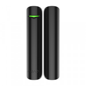 Detector magnetic wireless Ajax DoorProtect Plus Jeweller, senzor de soc si inclinare integrat, distanta 1200m, intrare senzor fir (NC), protectie anti-sabotaj, accelerometru, baterie CR123A inclusa, autonomie 5 ani