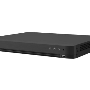 DVR Hikvision iDS-7216HUHI-M2/PXT AcuSense 16 canale PoC, rezolutie max 8MP, 2xSATA pana la 12TB, 256 Mbps, RS-485, alarma 4 in/1 out, HDMI/VGA, USB 2.0/3.0, analiza video inteligenta, H.265+, carcasa metalica 1U/IP, 2×SATA, 1080p@30fps