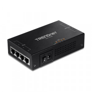 Injector Trendnet Gigabit 4x PoE Putere 65W TPE-147GI
