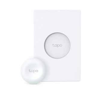 Intrerupator inteligent TP‑Link Tapo S200D, telecomanda dimmer pentru control local instant, gestioneaza mai multe dispozitive Tapo, actiuni personalizate tap/double tap/rotire, montaj flexibil, autonomie baterie peste 1 an, control de la distanta