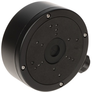 Junction Box Hikvision DS‑1280ZJ‑S(Black), din aliaj de aluminiu, culoare neagra, proiectat pentru montaj sigur si organizat al camerelor de supraveghere, design robust pentru aplicatii exterioare si interioare - Img 2