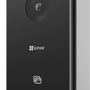 Kit Videointerfon smart EZVIZ 2MP CS-HP5-R100-1W2TFC Full HD, ecran tactil 7 inch, control acces poarta si yala, deblocare RFID, Wi-Fi Dual-Band, detectie persoane, audio bidirectional, vedere nocturna, protectie IP65 - Img 2