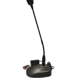 Microfon conferinta Public Address ITC Gooseneck Condenser T-621A, Brat flexibil 420mm, Raspuns frecventa 40Hz-16000Hz, Functie clopotel Bell Reminder, Alimentare dubla AC/DC, Cablu audio 10m XLR inclus, Model Cardioid