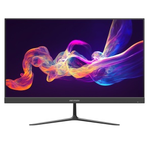 Monitor FHD Hikvision DS-D5024F2-BV2S, VA 178° ultra-wide, 1920×1080, 100Hz, ultra-thin border, 3D noise reduction, low blue light, HDMI/VGA, difuzor incorporat, suport VESA perete
