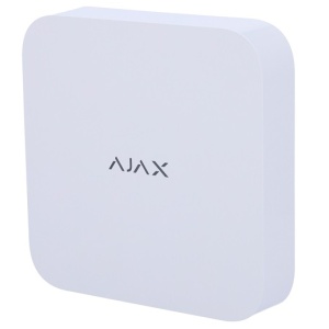 NVR 8-canale IP AJAX NVR (8ch) (White), recorder video retea, suport ONVIF/RTSP, H.264/H.265, max 16TB SATA HDD, 10/100 Mbps Ethernet, integrare cu aplicatie Ajax, motion detect si vizualizare live