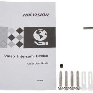Post exterior videointerfon IP HikVision DS-KB8113-IME1(B) antivandal IK09, camera 2MP Full HD, iluminare IR, protectie IP65, suporta PoE, configurare WEB, control prin Hik-Connect, suport sonerie mecanica - Img 8