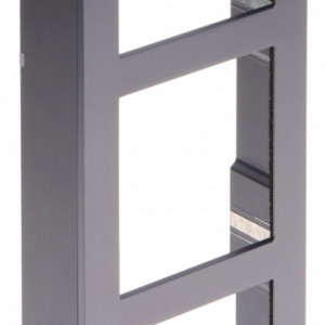 Rama montaj aplicat cu 3 module HikVision DS-KD-ACW3 pentru post exterior modular, include cadru, panou frontal din aluminiu aviatic si accesorii, protectie durabila, instalare la exterior, compatibila seria DS-KD8 - Img 1