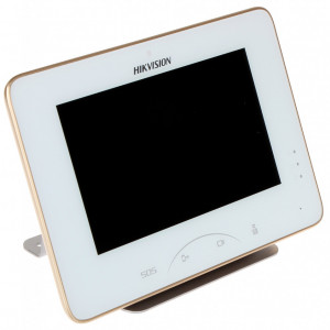 Suport de birou HikVision DS-KAB21-H pentru post interior videointerfon, fabricat din otel SECC de inalta calitate, design modern si robust, asigura stabilitate si montaj facil, compatibil cu statiile de interior - Img 3