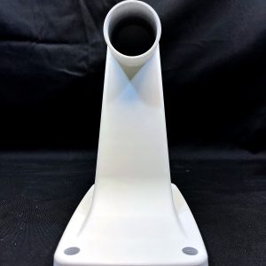 Suport de perete Hanwha Vision SBP-300WM1 pentru camere de supraveghere tip dome, fabricat din aluminiu rezistent, culoare alba, design ergonomic pentru gestionarea cablurilor, montaj stabil si durabil la exterior sau interior - Img 4