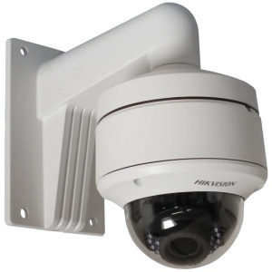 Suport de perete HikVision DS-1273ZJ-140, montaj camere tip Dome, material aliaj de aluminiu, orificiu trecere cabluri, tratament anticoroziv, instalare usoara, design ergonomic, stabilitate ridicata, finisaj alb - Img 5